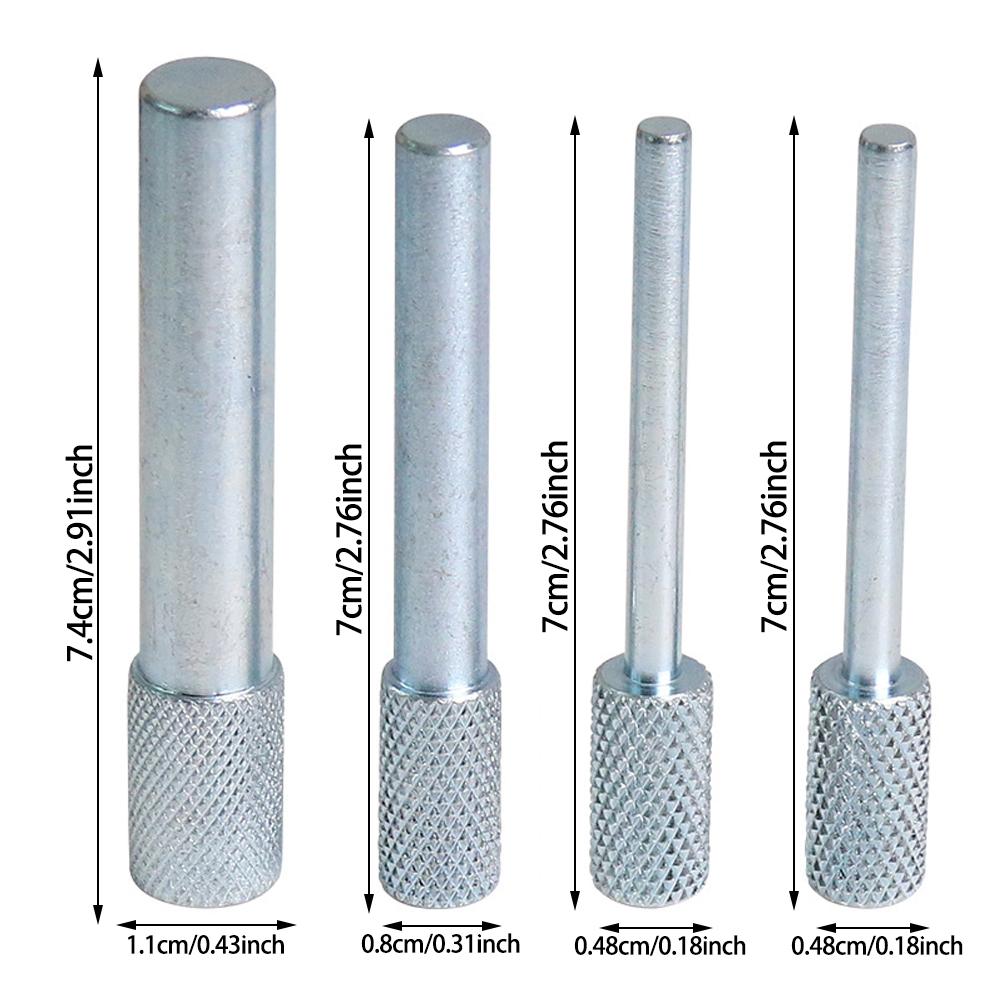 4Pcs Car Engine Timing Pins Locking Tools Kit for 1.4 and 1.6 HDI / TDCI PSA Peugeot Citroen Ford Mazda Suzuki