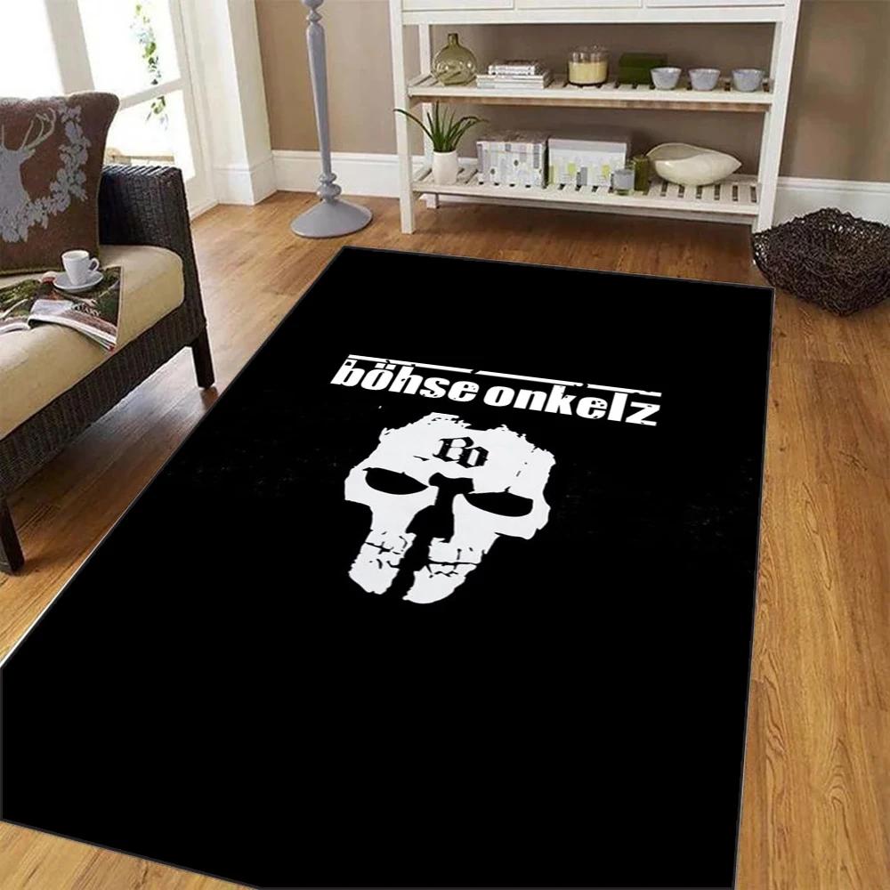 Německo Bohse Onkelz Koberec do obývacího pokoje ložnice bytová dekorace cool protiskluzová pratelná podložka na podlahu kuchyňová podložka pod konferenční stolek