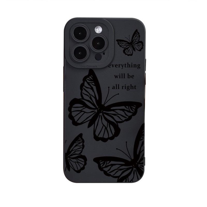 

Flower and Butterfly iPhone 15 Case: All-Inclusive Lens Protection and Anti-Fall Cover iPhone 11 Pro Max