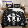 Juventus F.C. Emblem Collection Bedding (1 * Duvet Cover + 2 * Pillowcase, Without Core) Soft and Comfortable Christmas Birthday Gift