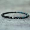 Nova Pulseira Cruzada Feita à Mão Para Homens Bicolor Preto Branco Contas de 4mm Fio Pulseira Pedra de Rocha Vulcânica Turquesas Pulseira de Cura