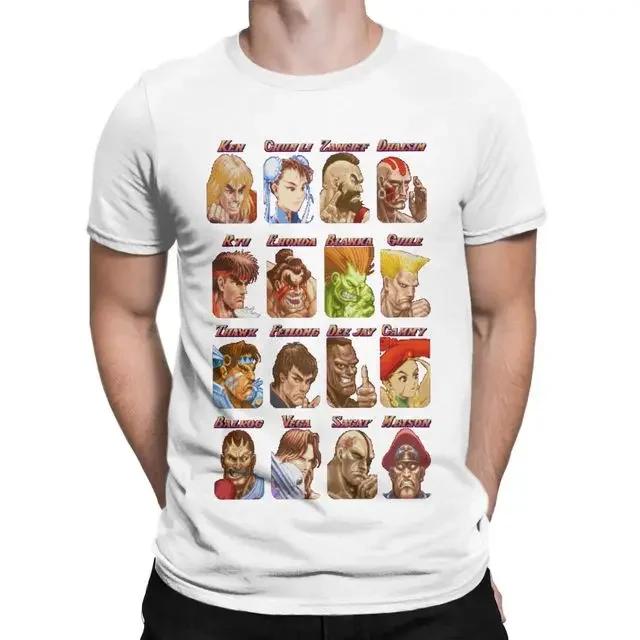 Street Fighhtter Sagat  Muay Thai Gaming Hadouken T Shirt for Men Casual Modal Tees Short Sleeve T Shirt Crewneck Tops