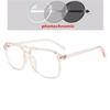Big Frame Anti-Blue Light Square Finished Myopia Glasses Minus Lens Prescription Spectacle Diopter 0 -0.5 -0.75 -1.0 To -6.0