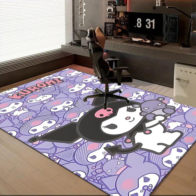 1PC Kuro-mi Rug for Livingroom,Bedroom, Palyroom, Chair Rug, Area rug, Game Carpet, Large Size Rug Fan Christmas gift