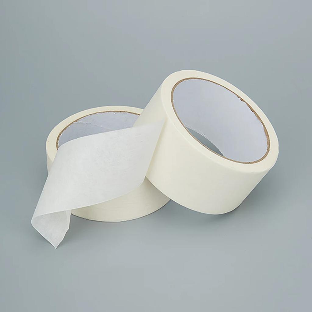 10m Long Masking Tape Beige Car Painting Car House Oil Painting Single-sided Masking Tape