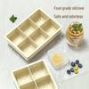 Free Shipping: Large Food-Grade Silicone Ice Cube Tray with Lid for Household Use