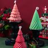 Silica Gel Candle Mold Steric Festival DIY Mold Christmas Tree Candle Mold  Candle Making
