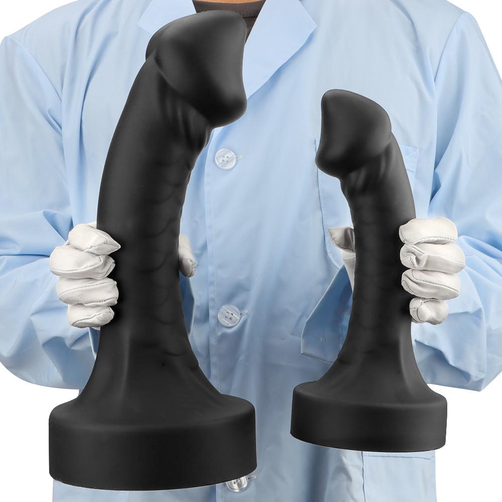 Silikonové dildo Oversized anální kolík masturbátor Fisting Big Dick Realistický popruh na penis na penisu BDSM