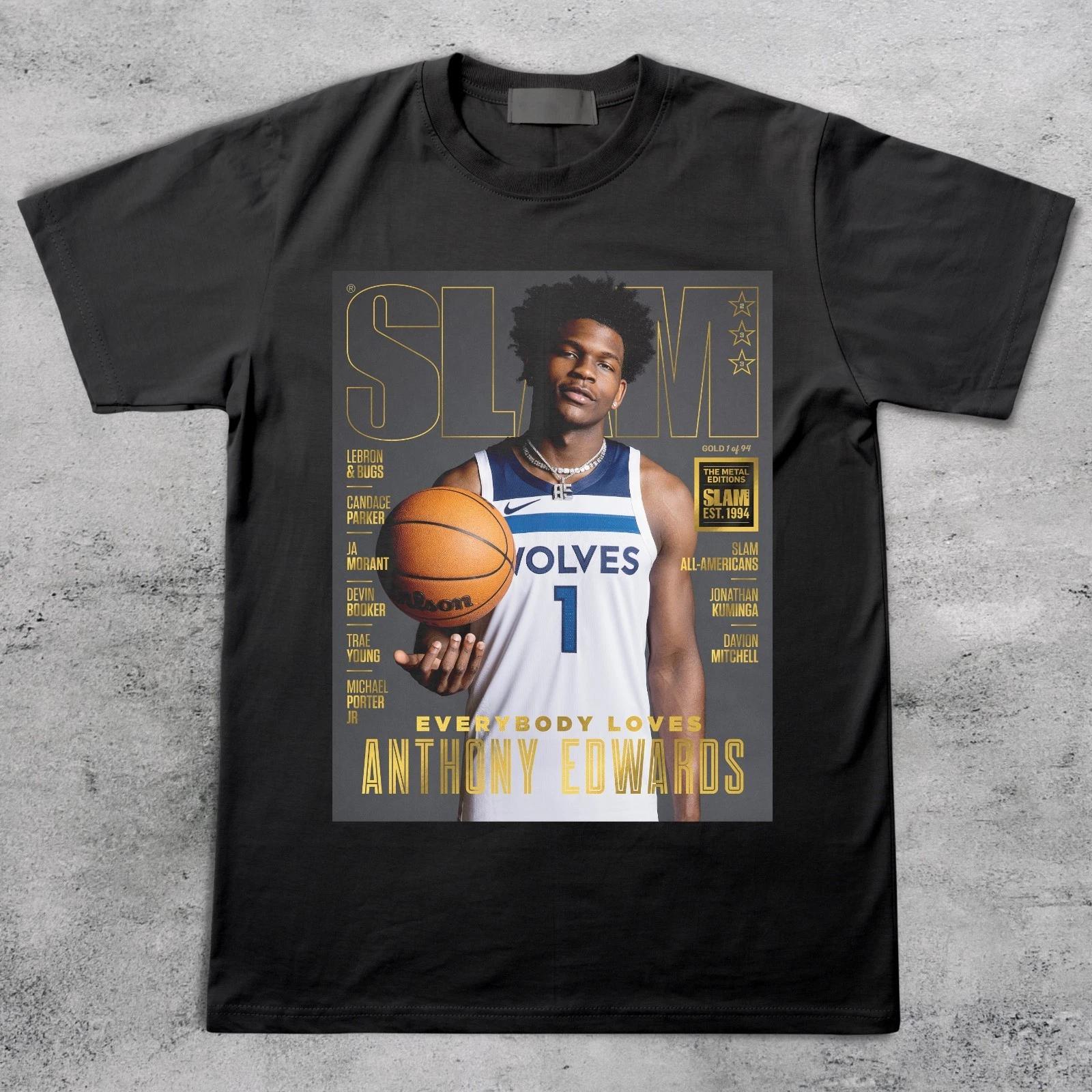 Anthony Edwards Slam Cover Unisex T Shirt S