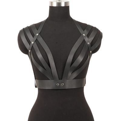 Kadın Moda Kemer Punk Belden Omuza Deri Vücut Koşumu Bondage Günlük Vahşi Dekorasyon Kemerleri Gotik Giyim Aksesuarları