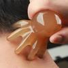 Octopus Massage Comb Resin Head Meridian Scraping Scalp Massage Brush Acupuncture SPA Gua Sha Massage Comb for Fatigue Relief
