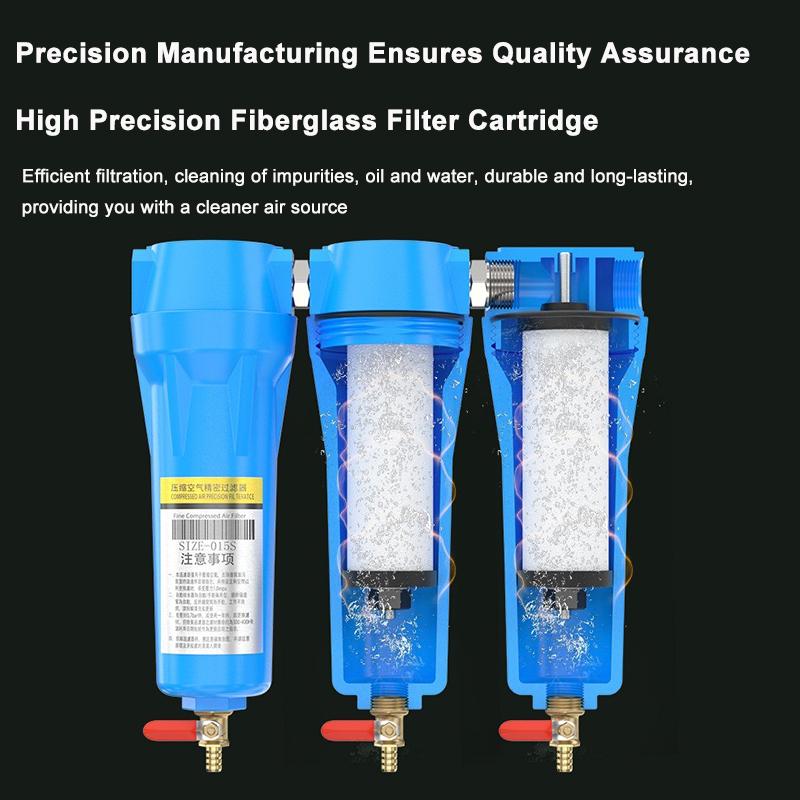 Air Compressor Precision Filter Automatic Drainer SA6D AD402 Manual Integrated Automatic Drain Valve HAD20B