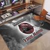 Custom Rug Scorpions Pattern Print Name Text Soft Non‑Slip Floor Carpet for Home Indoor Decoration