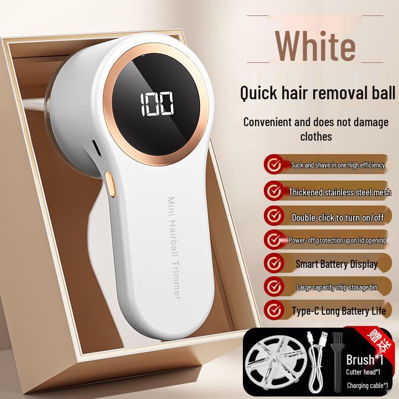 Rechargeable Digital Fabric Shaver with Display