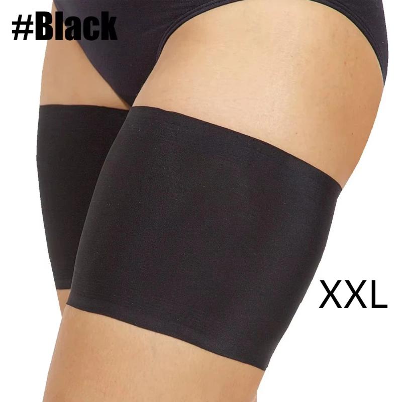 1 Pair Women Compression Thigh Covers Anti-friction Non-slip Durable Fabric for Cycling Climbing Outdoor Sports