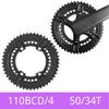 Durability Double Chainring Crankset Professional Road Cycling Cranksets for Professional Road Cycling