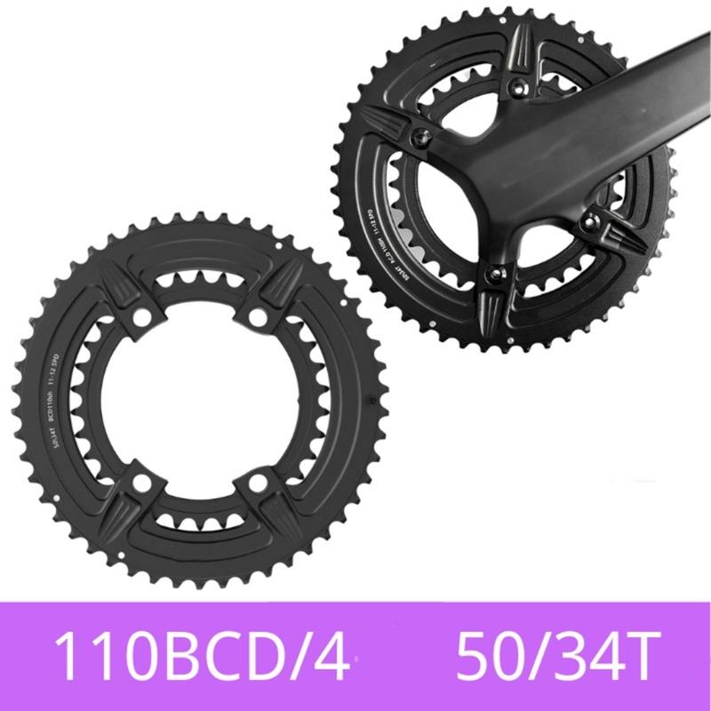 Durability Double Chainring Crankset Professional Road Cycling Cranksets for Professional Road Cycling