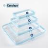 Large Clear Zipper Travel Organizer Bag for Pet Clothes & Toiletries - Hard Storage Box with High Capacity