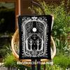 1pc Moon, Trees, Gate  - Throw Blanket, Soft, Flannel Blankets, Living Room,  All Seasons Use-1021152