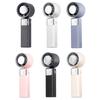 Portable Handheld Fan Mini Folding Fan 199 Gear Personal Turbo Fan LED Display Foldable Hand Fan Multifunctional for Home Office
