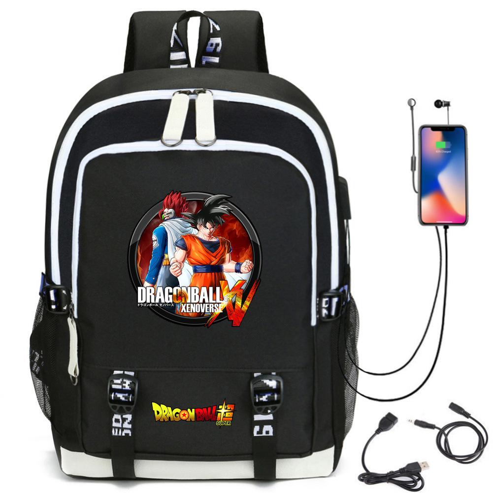 Anime Dragon Ball Surrounding Sun Wukong Printing Student Youth Large Capacity Casual School Bag Male Backpack Female