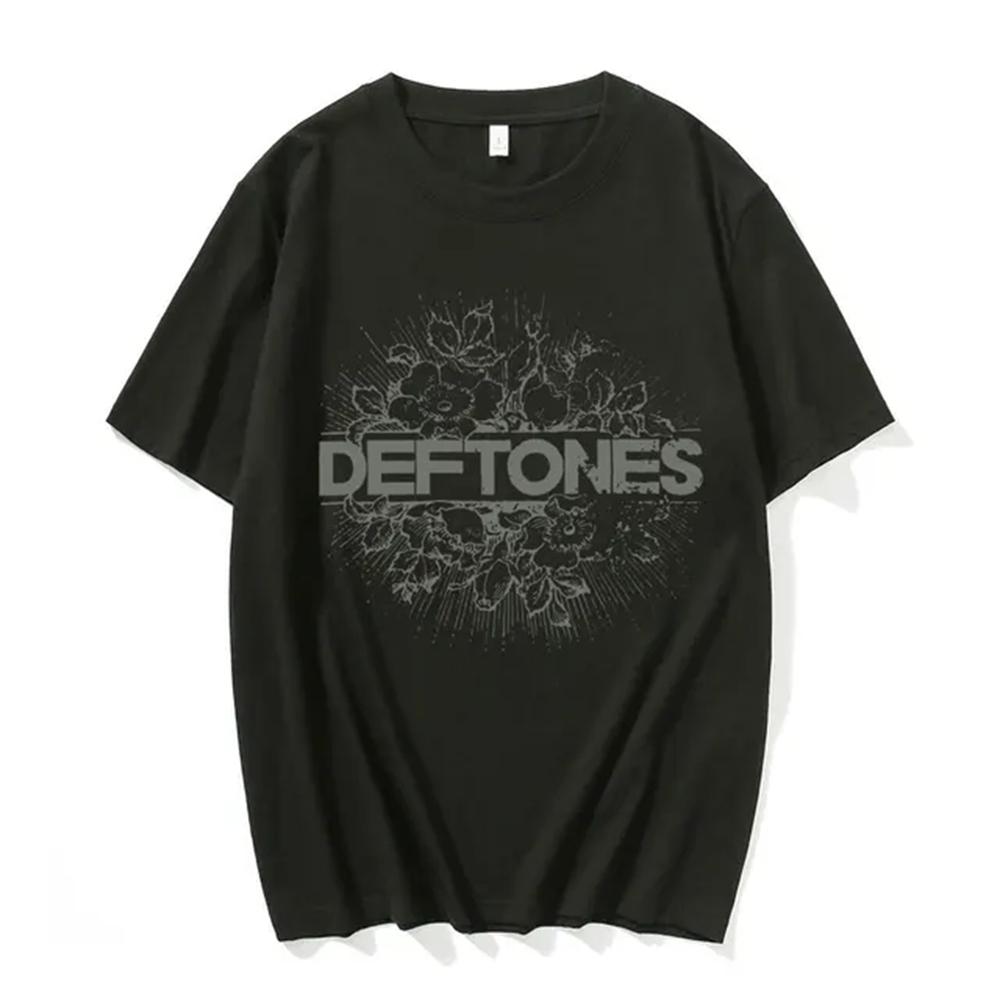 Deftones Girl Eyes Cartoon T Shirts 90s Vintage Fashion Short Sleeve Black Tops Summer Japanese Styles O-neck T-shirts 72515
