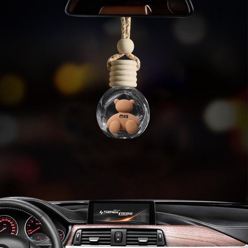 Cartoon Car Air Vent Perfume Bottle Ornament