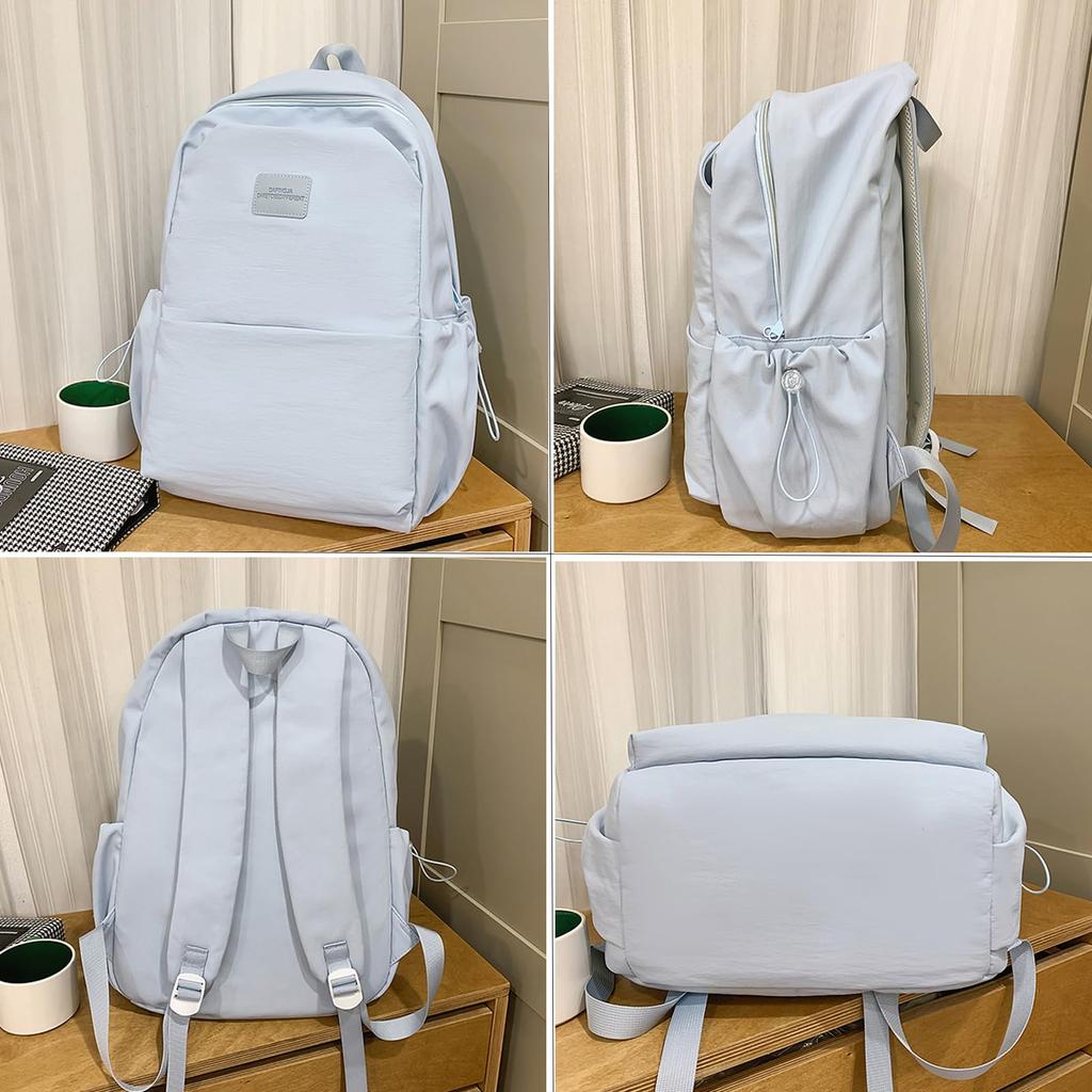 ZESU Women's Korean-Style Backpack, Large Capacity, School Bag for High School Students, Commuters, and Men, Outdoor Bag, Business Bag for Junior