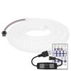 WS2812B WS2811 DC5V Round Reticulate Pattern Neon LED Strip 50Leds/m 360 Degree Smart RGBIC Flexible  Silicone Light Tape IP67