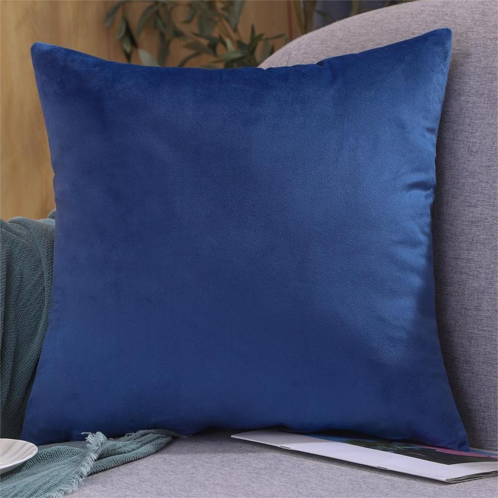 New Fashion Twill Velvet Pillow Cover Modern Simple Solid Color Pillow Home Living Room Sofa Bedroom Cushion Cover