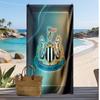 Asciugamano da Spiaggia con Stampa del Newcastle United Football, Asciugamano Grande Morbido ad Asciugatura Rapida per Spiaggia Campeggio Nuoto