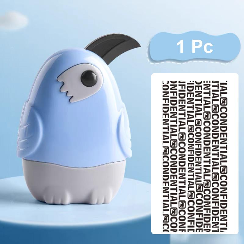 Identity theft protection Confidential roller seal Mark address anti-theft privacy and security seal three colors woodpecker