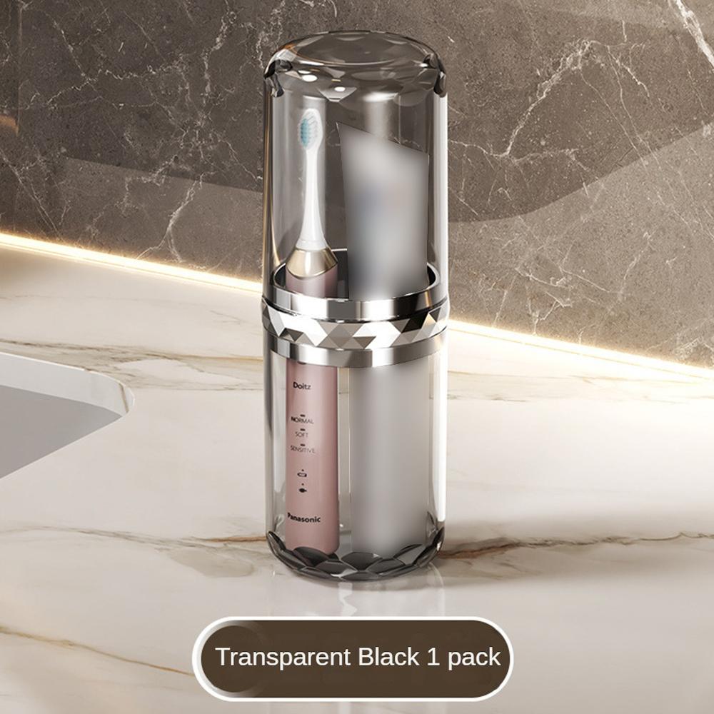 Travel Portable Toothbrush Cup Bathroom Toothpaste Holder Storage Case Box Organizer Travel Toiletries Storage Cup Mouthwash Cup