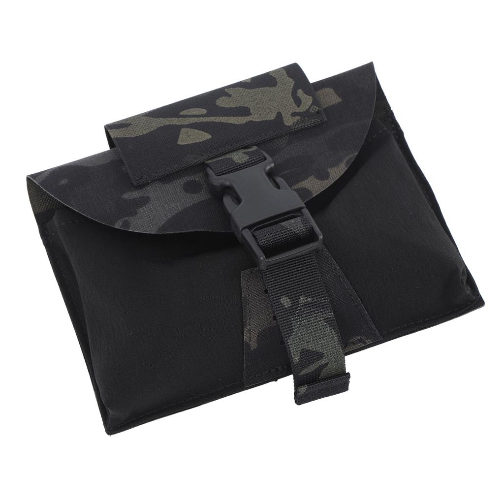 Molle Medical Pouch Multifunctional Wide Adaptability Nylon Cloth Military Belt Bag for Emergency Black CP