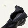 Johnature Plush Warm Thick Soled Short Boots Genuine Leather Round Toe Versatile Comfortable Women's Shoes