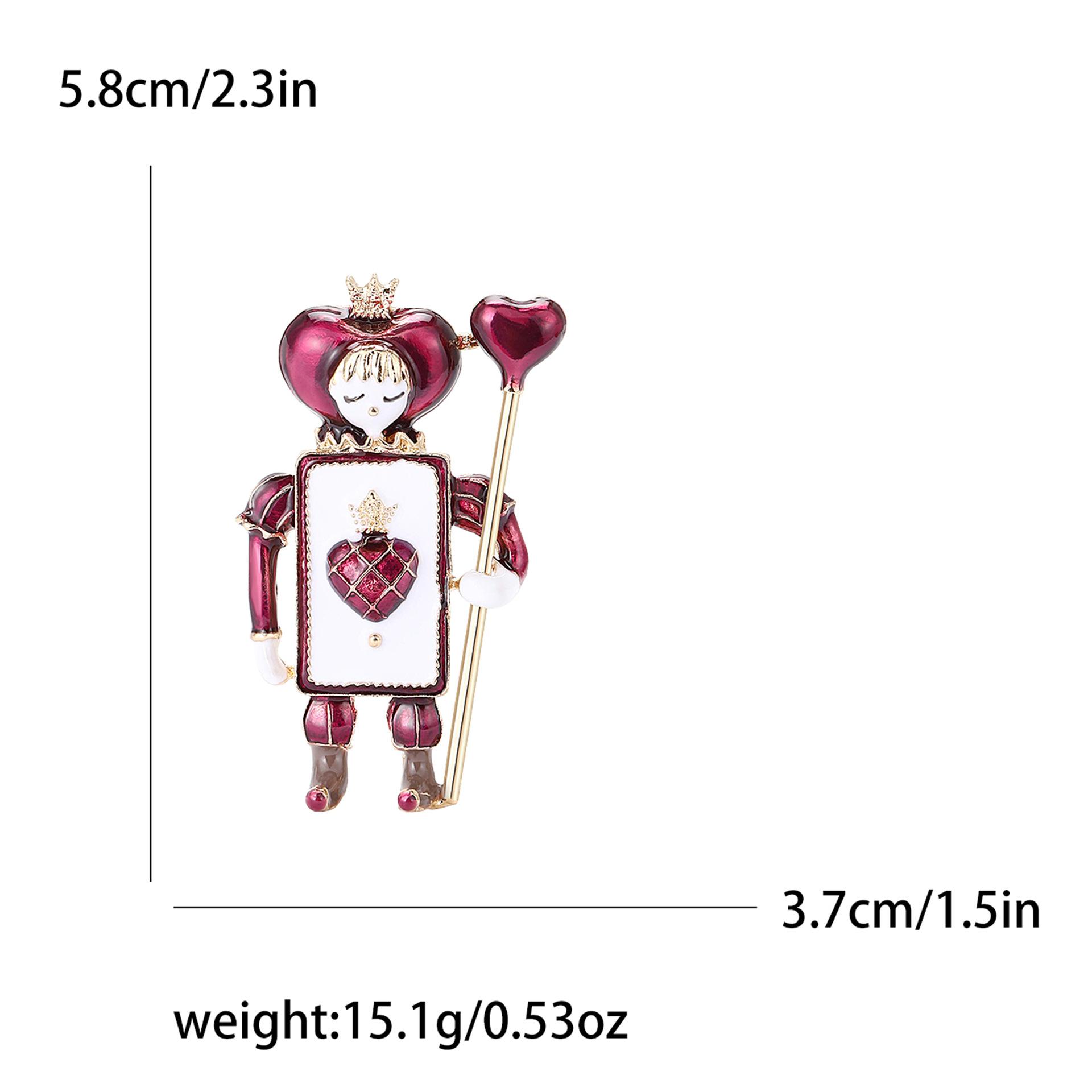 

Креативная ретро-брошь в виде солдата из сплава с красной эмалью и пикой, модная мужская и женская одежда, ювелирное украшение на корсаже