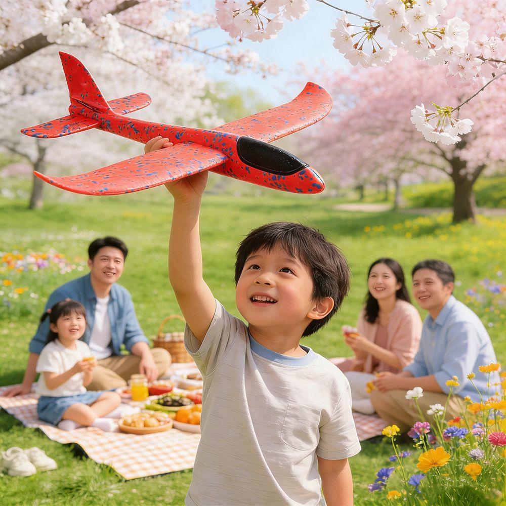 Foam Glider, Hand-launched Airplane Toy, Outdoor Children's Large Size, Popular Online Model, Street Vendor Glider