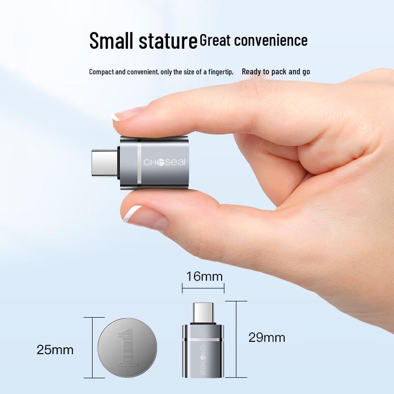 CHOSEAL Type-C to USB OTG Adapter