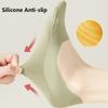 10 culori șosete pentru femei de vară, șosete subțiri de barcă, papuci, din silicon, antiderapant, din bumbac, cu fundul de mătase de gheață, șosete invizibile tăiate jos