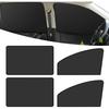 4 PCS Car Side Window Sun Shade Replacement, 3M X 48CM X 62CM Front Side Window Protectors, 80CM X 48CM Vehicle Rear Window Curtain, Universal