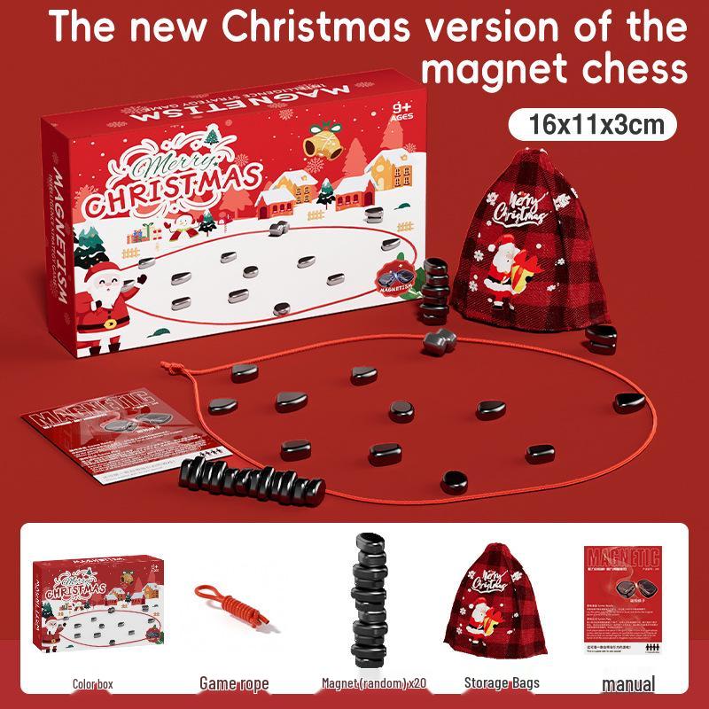 Magnetic Battle Chess: Educational Parent-Child Interactive Tabletop Game with Magnetic Induction and Mine Stepping Challenge