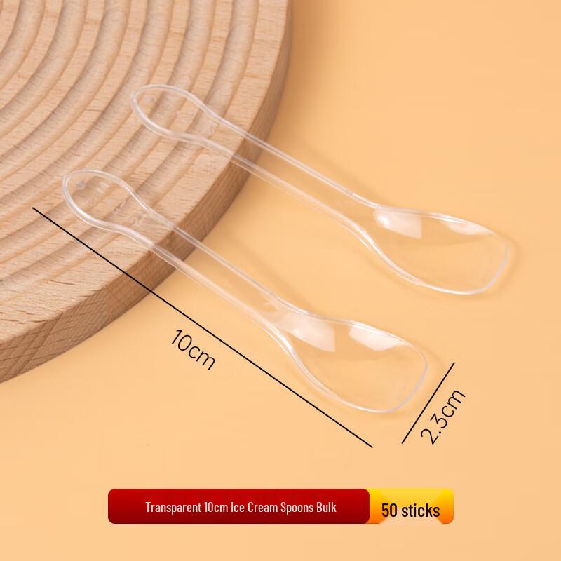 CHULV Disposable Plastic Cutlery 10cm