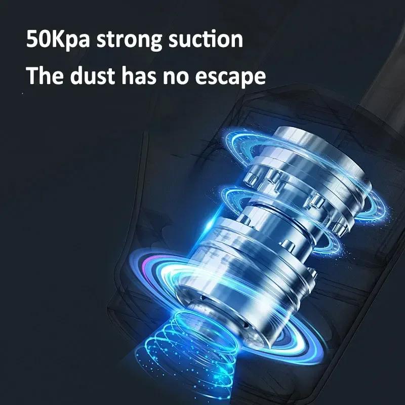 Car Vacuum Cleaner 2 In 1 60000PA Wireless Cleaner Handheld Chargeable Compressed Air Duster Vacuum Cleaner For Home Office