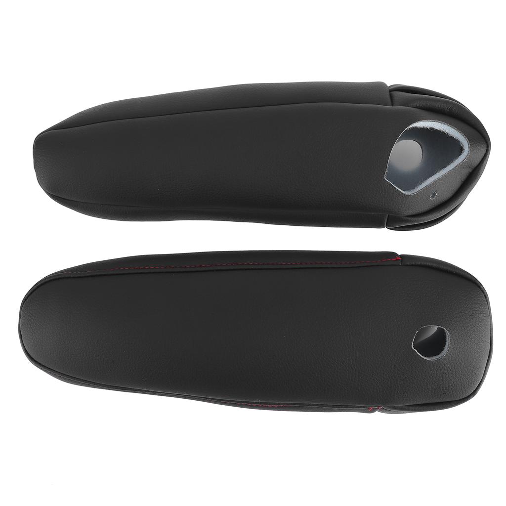 2Pcs Car Seat Armrest Synthetic Leather Cover for Lexus RX 300 330 350 2003?2009Black