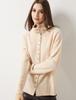 2026 Autumn/Winter Women's Stand Collar Multi-Button Wool Cardigan: Versatile, Warm Long Sleeve Knit.