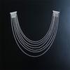 European And American Mesh Tassel Headband Bridal Dress Rhinestone Multilayer Headband Accessories Female Headband