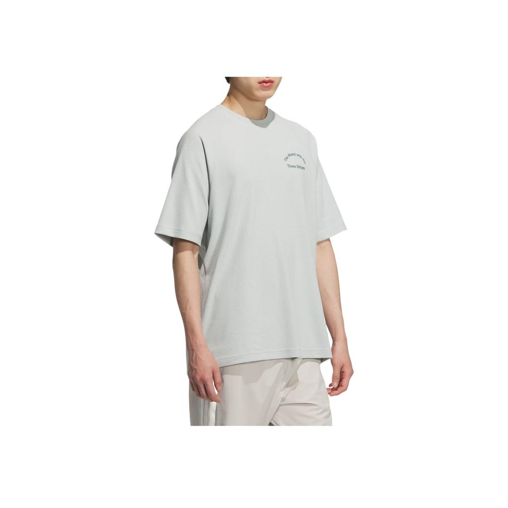 adidas Gfx Comfortable Casual Crew Neck Short Sleeve T-Shirt Men Tops Miracle-Silver KF0129