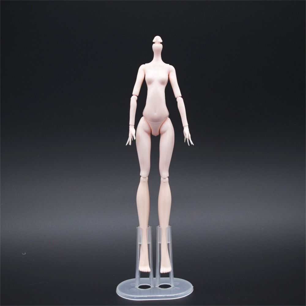 Multi-Joint Doll Nude Body White Pink Move Doll Toys Dollhouse Movable Joints Doll Girl Toy