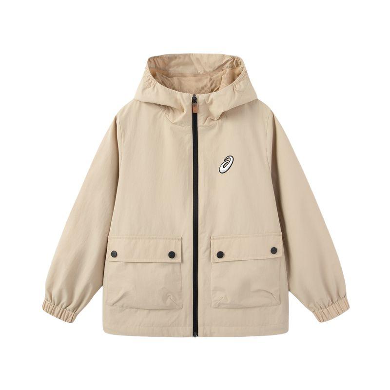 Asics Windbreaker Jacket Urban Trendy Khaki Teenagers 331251053062-207 120
