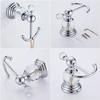 Crystal Towel Hook Chrome, Gold Robe Hooks,  Bathroom Hand Towel Wall Hanger for Clothes Closet Wall Mounted Kitchen ELG85400-82